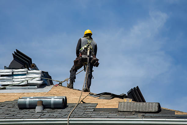 Professional Roofing technician working in Mackinaw, IL